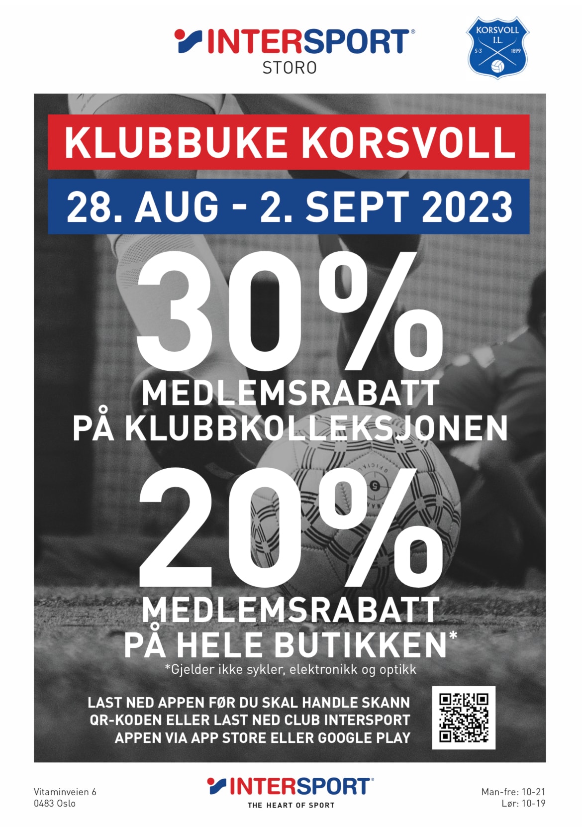 Handleuke hos Intersport Storo